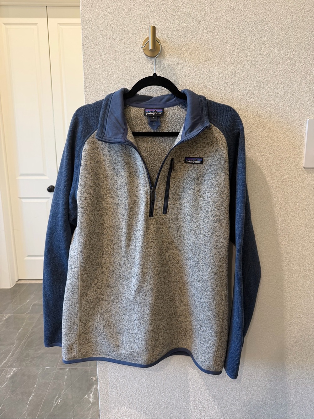 Patagonia Better Sweater 1/4 Zip Fleece Pullover / Size L / Like New Never Worn